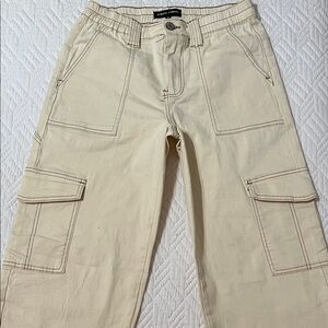 Almost Famous Beige Cargo Trousers